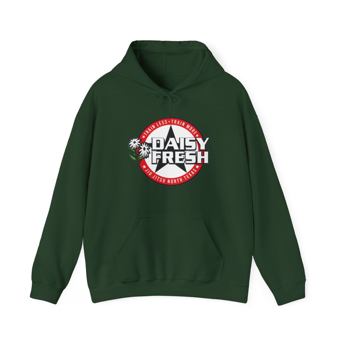 Daisy Fresh Jiu Jitsu North Texas - Talk Less Train More Hoodie - alternate angle 5, merchandise